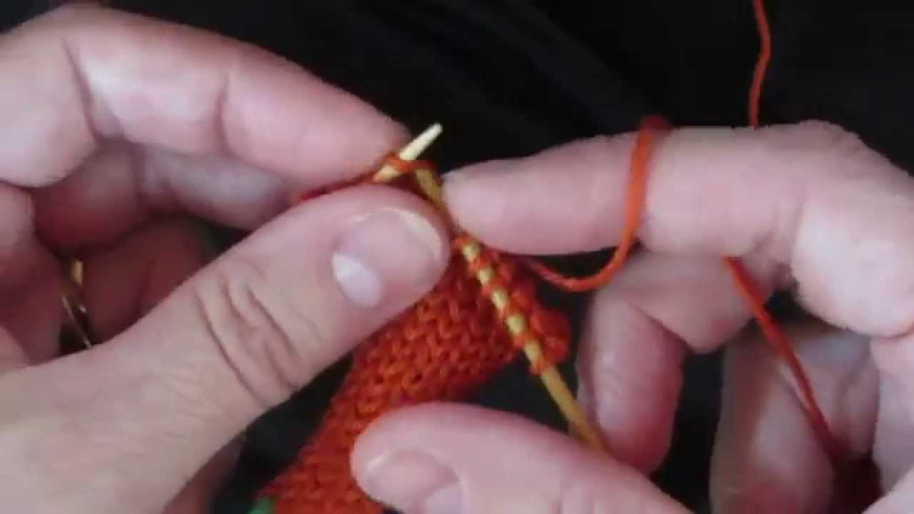 Left Panel A: Decreasing purls and knits - YouTube