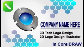 3D Tech Logo Design l 3D Tech Logo Design Illustrator #coreldraw #mrhowsenior