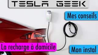 J'installe une borne de recharge - précautions à prendre + carte parrainage  Tesla #VE #tesla 