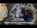Roscosmos - Soyuz MS-21 - Hatch Opening and Welcome ISS - March 18, 2022