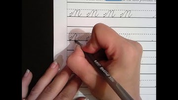 Cursive Lesson 9 n & m