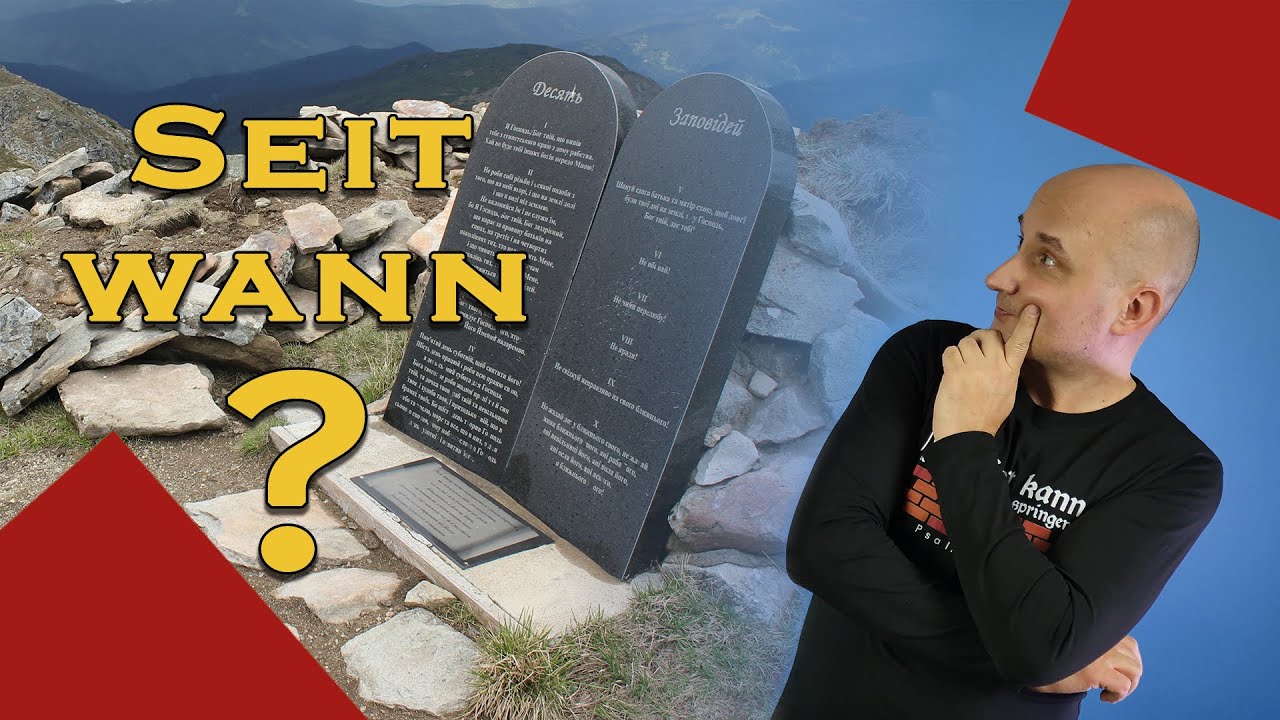 Gab es die 10 Gebote vor dem Sinai? - Was sagt die Bibel