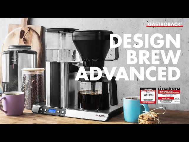 Filterkaffeemaschine Gastroback Design Brew Advance 42706 - YouTube