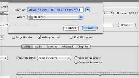 Creating, Resizing and Uploading a video to Moodle