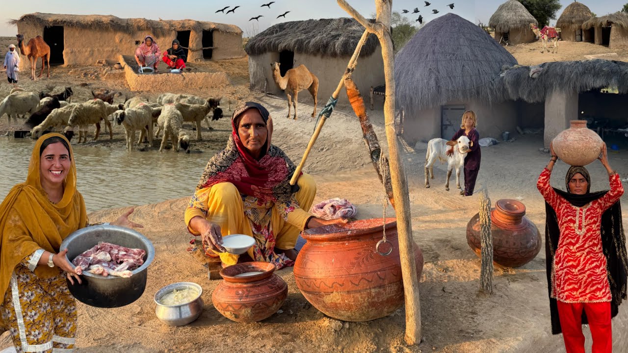 Life in Cholistan Pakistan - Cholistan Me Log Bijli, Pani Aur Gas Ke Bagair Kaise Zindagi Guzarte Ha