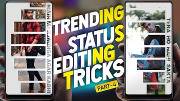 How To Make Trending Status Video ll kinemaster editing ll attitude boys & girls status editing