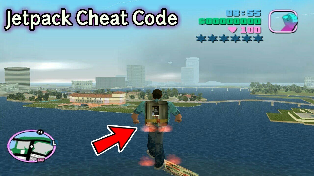 GTA Vice City Jetpack Cheat Code, How To Get Jetpack In GTA Vice City, Jetpack Mod
