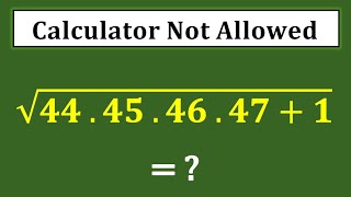 Very Nice Square Root Algebra Simplification Math Problem | A Nice Olympiad Maths Question |
