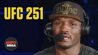 Kamaru Usman reacts to win vs. Jorge Masvidal | UFC 251 Post Show | ESPN MMA