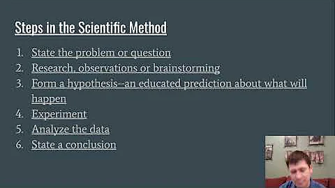 Scientific Method Problem solving