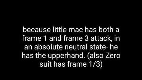 Grab Release Frame Traps - Little Mac Advanced Tech - SSBU