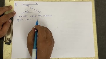 Exercise6.3|Q3|In Fig. 6.41, if AB || DE, ∠ BAC = 35° and ∠ CDE = 53°, find ∠ DCE.
