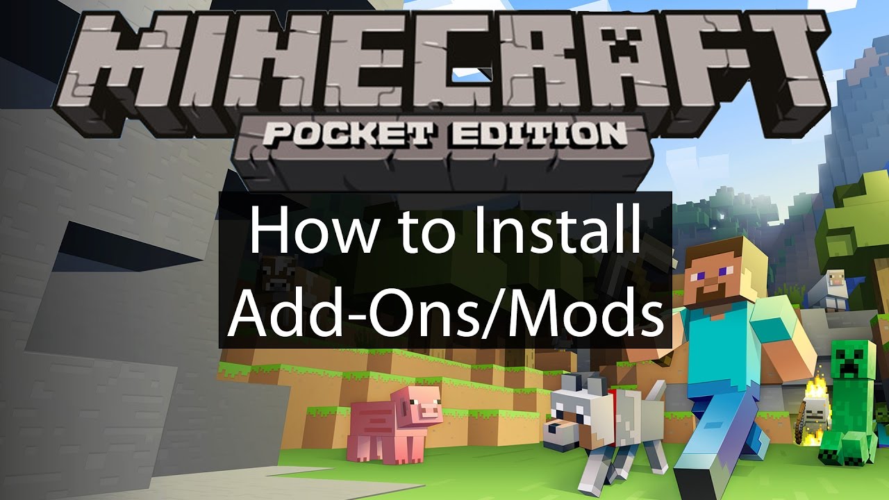 How to Install Minecraft PE Mods / Addons for Android