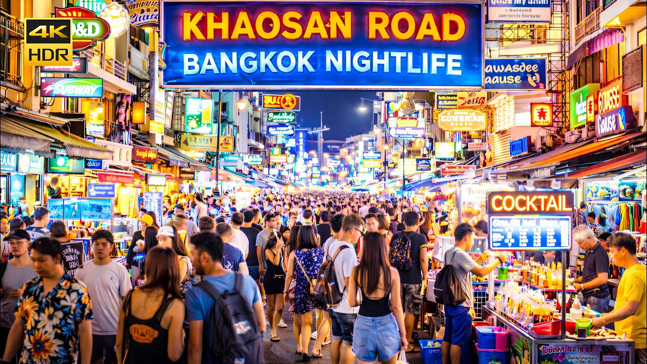 Khao San Road & Soi Rambuttri Night Walk 2026 | Bangkok Walking Tour