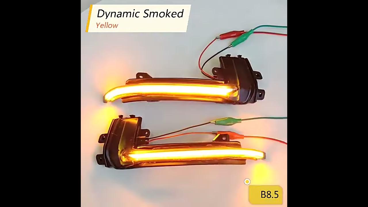 Led dynamic turn signal light mirror flashing repeater blinker for Audi