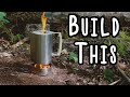 How to make a Storm kettle - Ultimate DIY survival and camping Kelly Ghillie mini rocket Stove