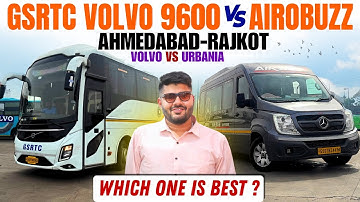 GSRTC vs Airobuzz I Mega Comparison I Best Bus for Ahmedabad to Rajkot I 35 Lakh vs 1.5 Crore I
