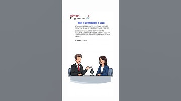 What is StringBuilder in Java? | Java Tutorial for Beginners #shorts