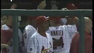Rick Ankiel homers in his debut game as an outfielder