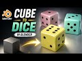 How to make a Realistic ludo Dice in Blender 4.5 | Beginner Tutorial