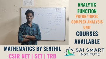2. COMPLEX ANALYSIS | UNIT 4 |ANALYTIC FUNCTION | DIFFERENTIATION AND CONTINUOUS IN COMPLEX VARIABLE
