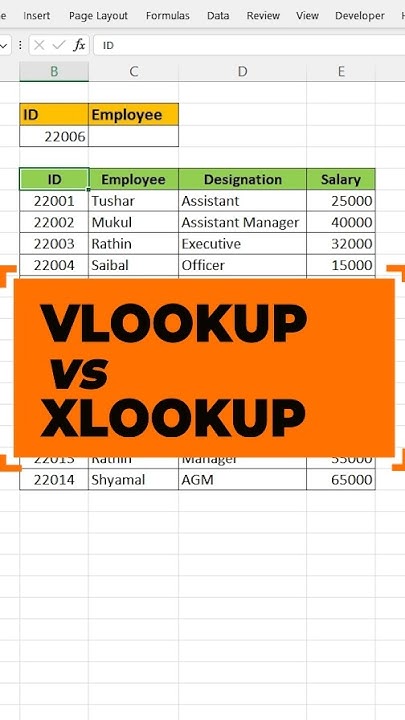 Vlookup Vs Xlookup in Excel 💯💥Difference between Vlookup and Xlookup # ...