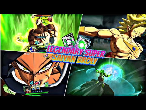 Legendary Super Saiyan Broly Special And Ultimate Moves Animation IN DRAGON BALL LEGENDS