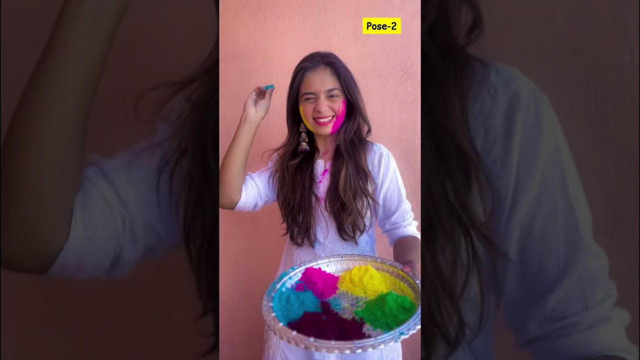 Holi Photo Poses | 