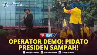 🔴Nyanyi Lagu 'Prabowo-Gibran Sudah Gagal', Orator Demo BEM UI: Semua Pidato Presiden Hanya Sampah
