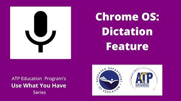 Using What You Have: Dictation Feature on a Chromebook