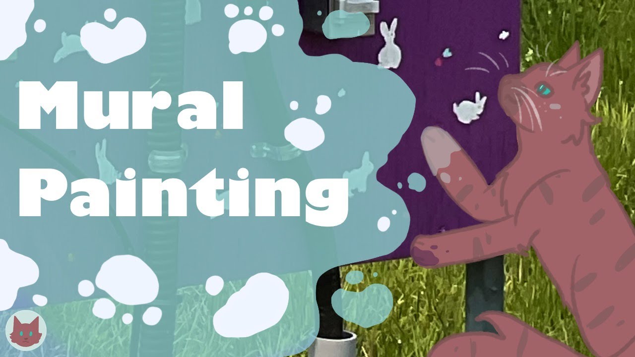 Bunnies At Dawn + Dragonfly Storm | Mural Painting With Mapletail