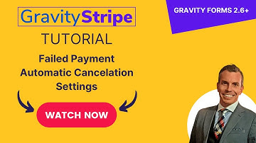 GravityStripe TUTORIAL - Auto Cancel Subscription For Payment Failure