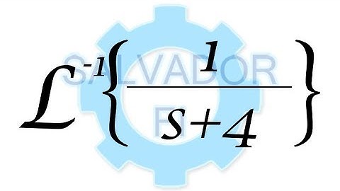 Transformada Inversa de Laplace Exponencial - Salvador FI