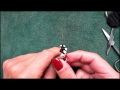 How to finish up the Dutch Sipral necklace with a beadcap beading tutorial