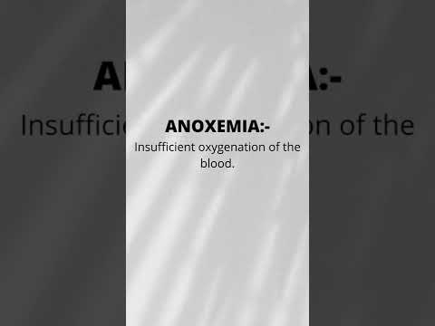 #anoxemia #respiration #medical  #term #shorts