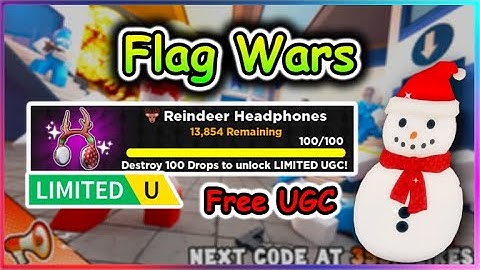 [UGC LIMITED🎅🎁] Roblox Flag Wars Script - Drops ESP | Players ESP