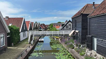 Misschien wel het mooiste plekje van Noord-Holland, Oude Streek in Kolhorn, DJI Mavic 3 Pro, 4K.