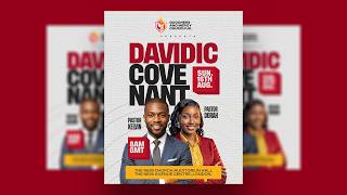 How to Design a Professional Davidic Covenant Church Poster for All Social Media