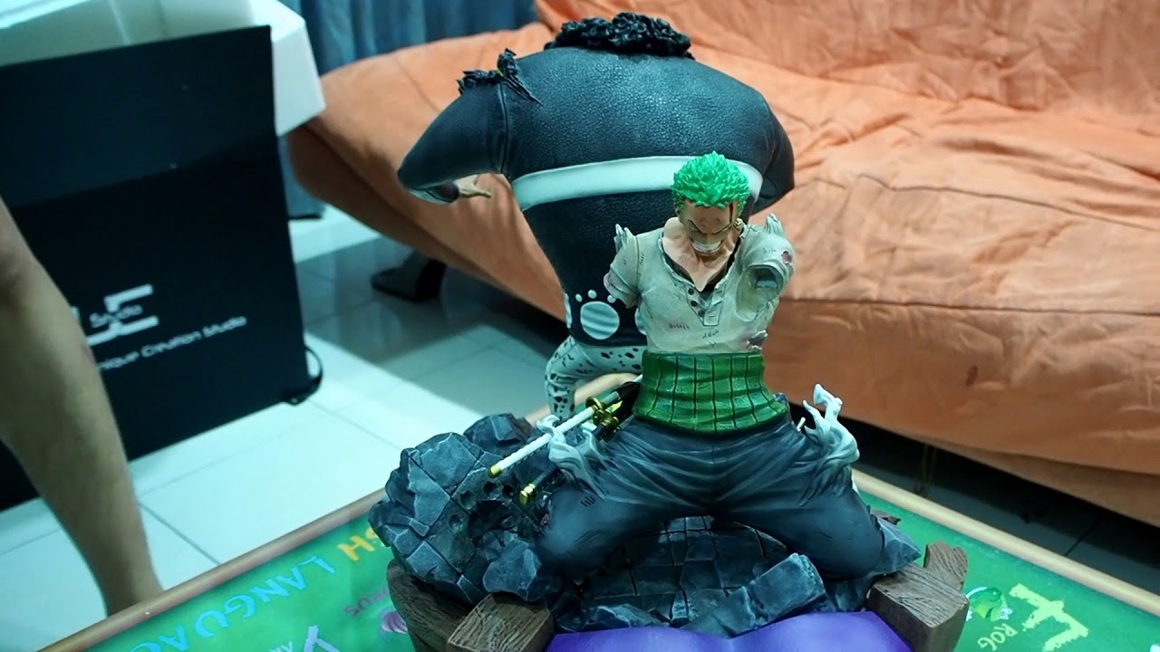 Uc工作室索隆狮子歌歌雕像 Uc Studio Roronoa Zoro Resin Gk One Piece Youtube