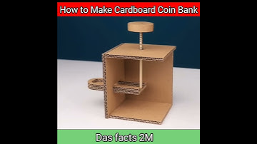 😱How to Make Cardboard Coin Bank #shorts #ytshorts #trending #cardboard