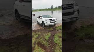 Toyota fortuner 2017 water wading off road 4x4 by ilyas ahmed