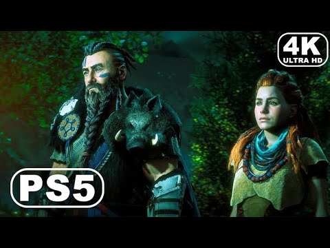 Horizon Zero Dawn: PS5 - 4K Cinematic gameplay - Killing of sawtooth.