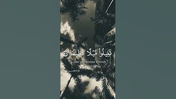 قرآن كريم  | حالات واتس اب دينية
