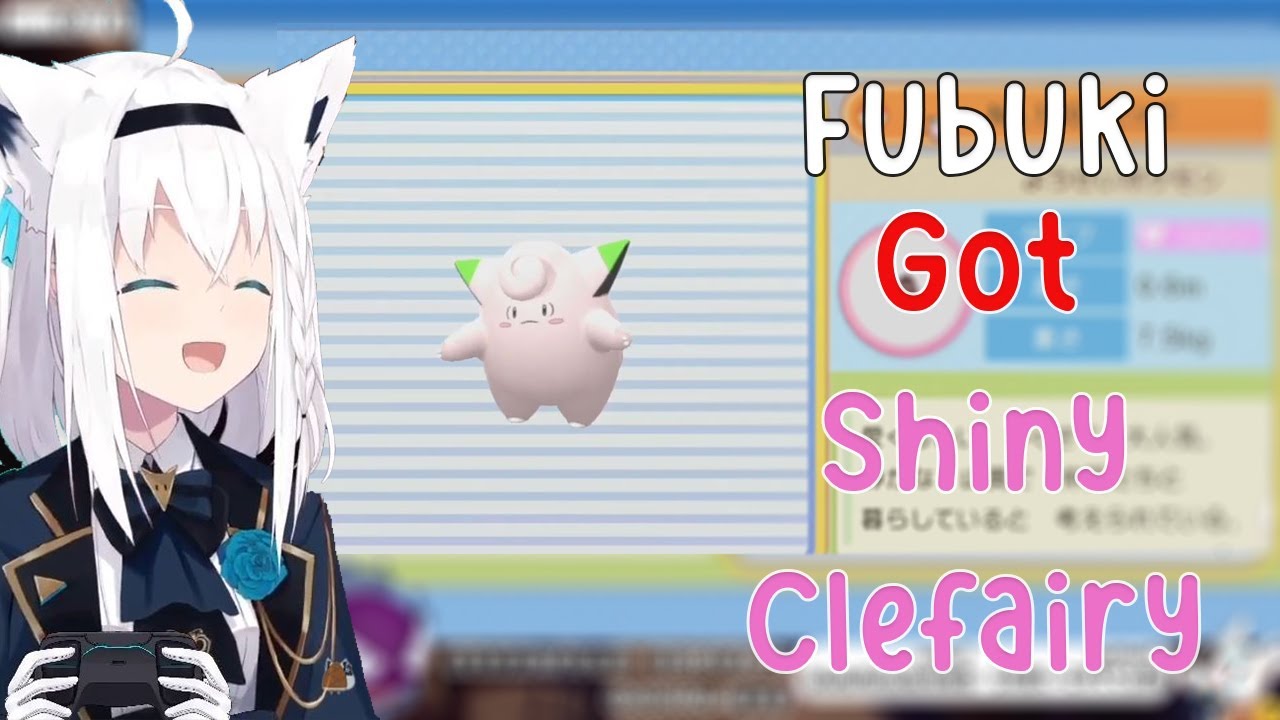 Fubuki Got Shiny Clefairy from "Santa"!!!!!