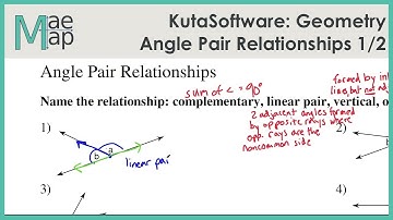 KutaSoftware: Geometry- Angle Pair Relationships Part 1