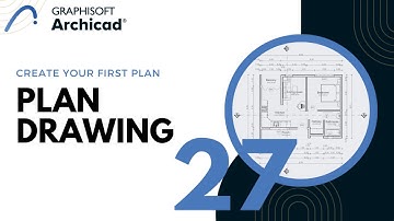 Archicad 27 || Beginner Tutorial | Your First Floor Plan - 2024