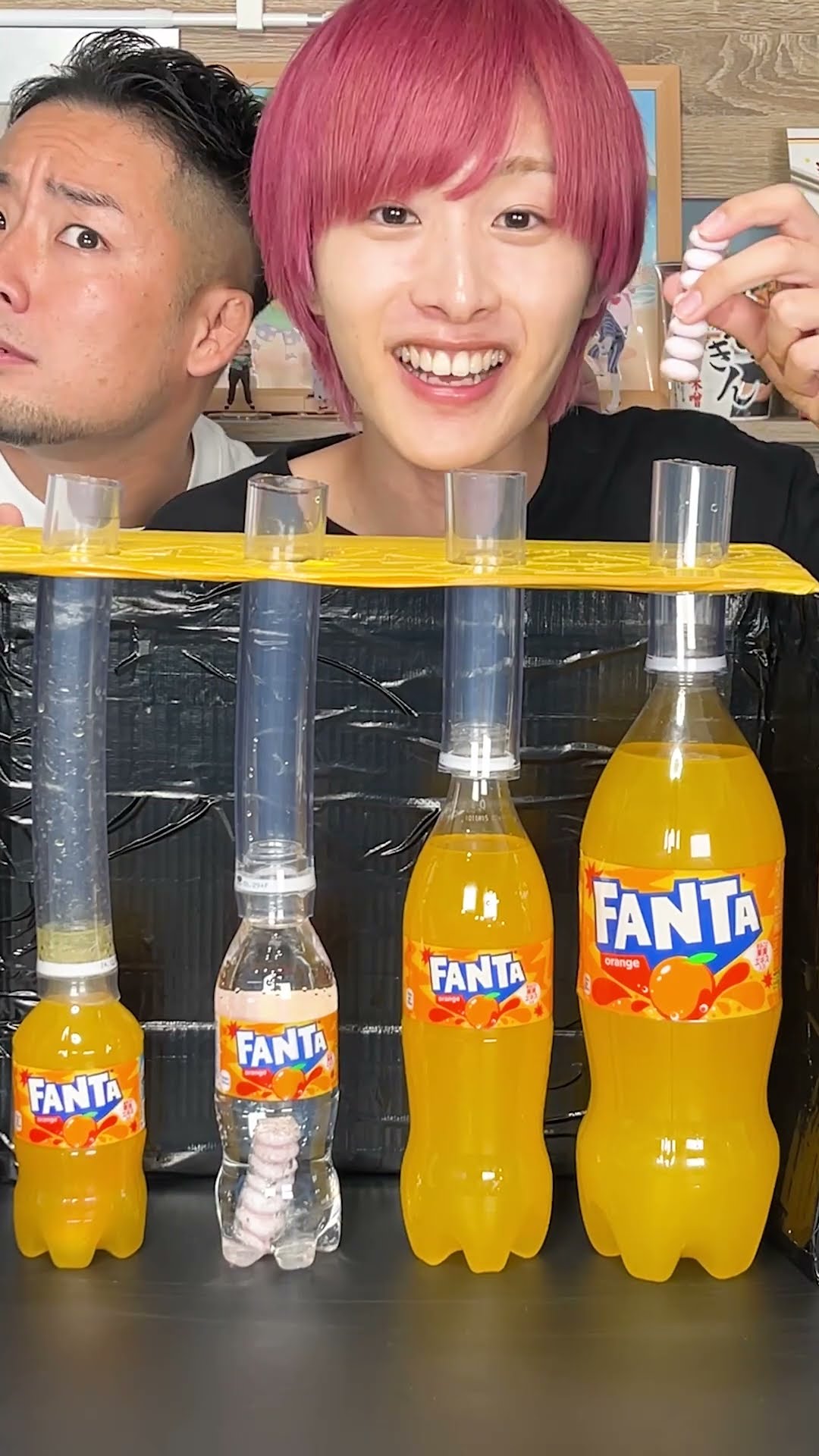 [Explosion] All types of large, medium and small Mentos Fanta