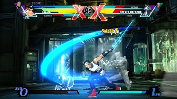 Hayato vs Wesker (Hardest IA)  Ultimate Marvel vs Capcom 3 CE