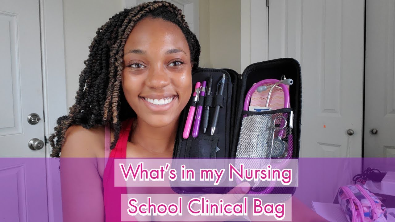 What's in my Nursing School Clinical Bag Nurse Angie YouTube