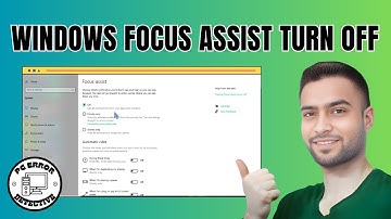 Focus Assist uitschakelen in Windows 10
